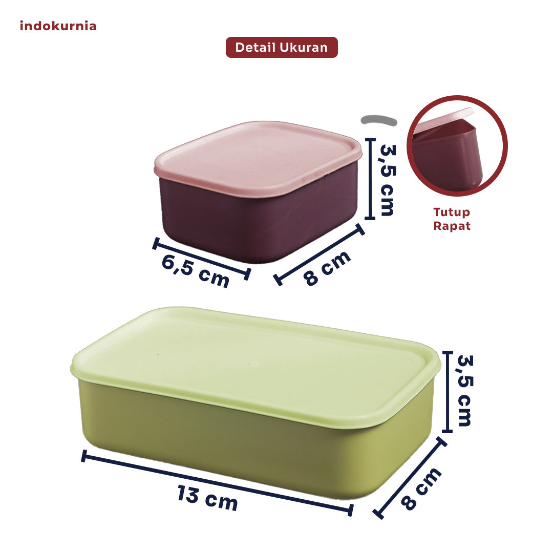 Indokurnia Lunch Box Minio Set American Colour