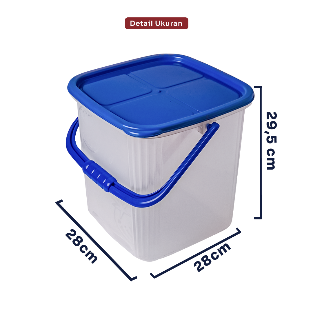 Toples Persegi 16 Liter