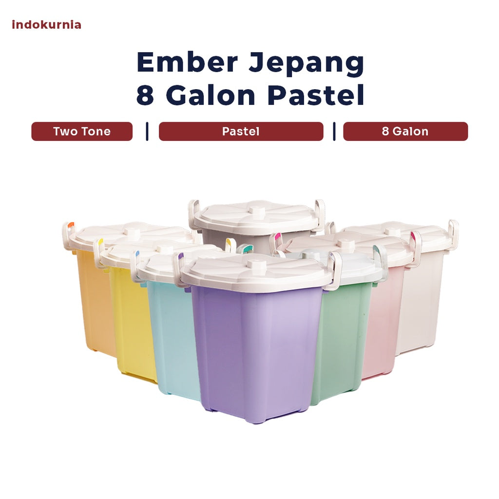 Indokurnia Ember Jepang 8 Galon Pastel
