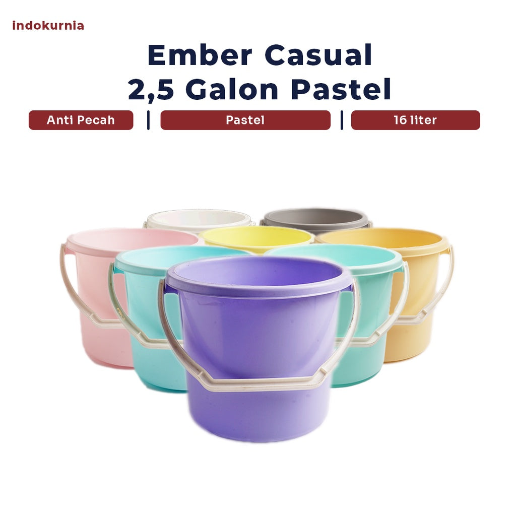 Indokurnia Ember Casual 2.5 Galon Pastel