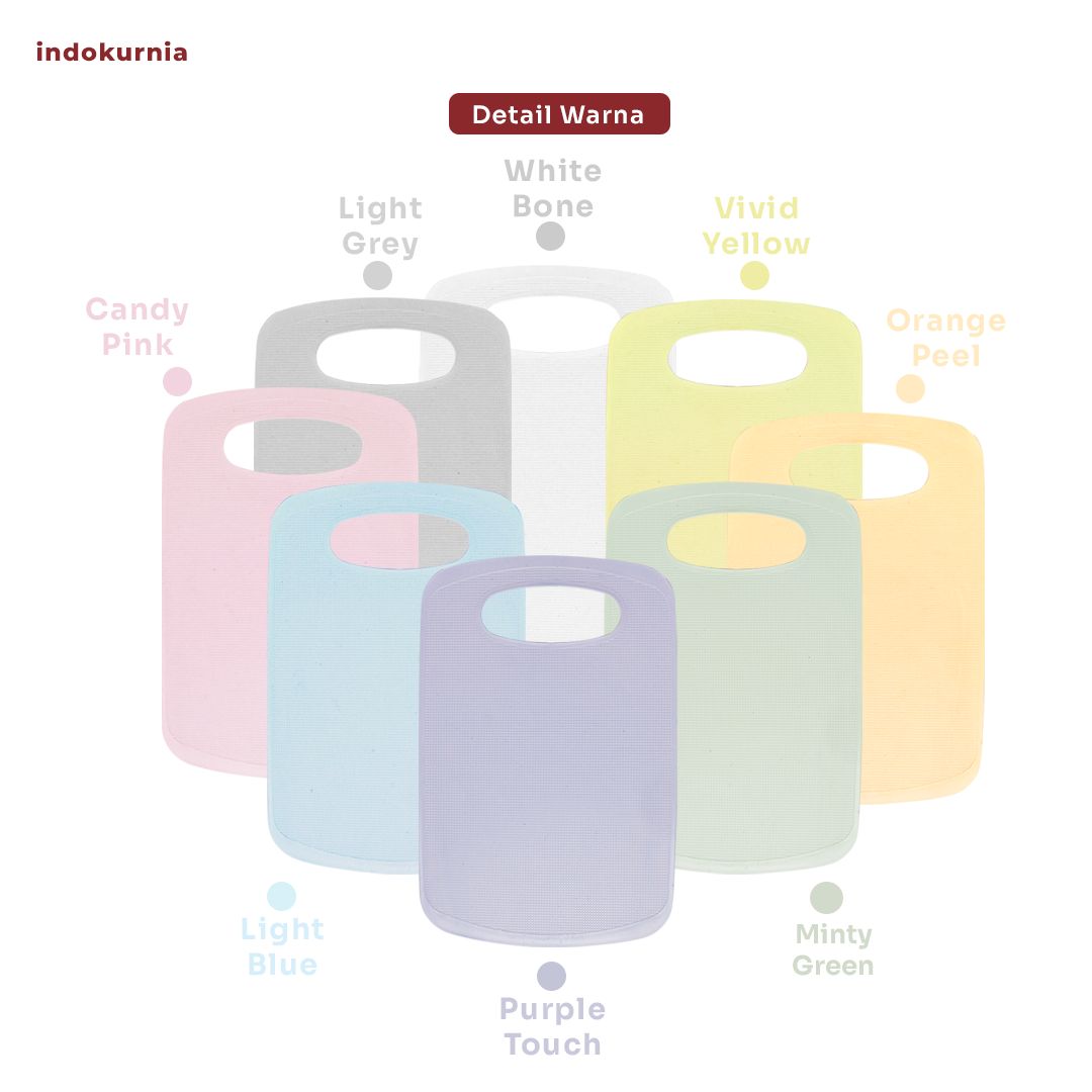 Indokurnia Talenan Plastik Oval Pastel