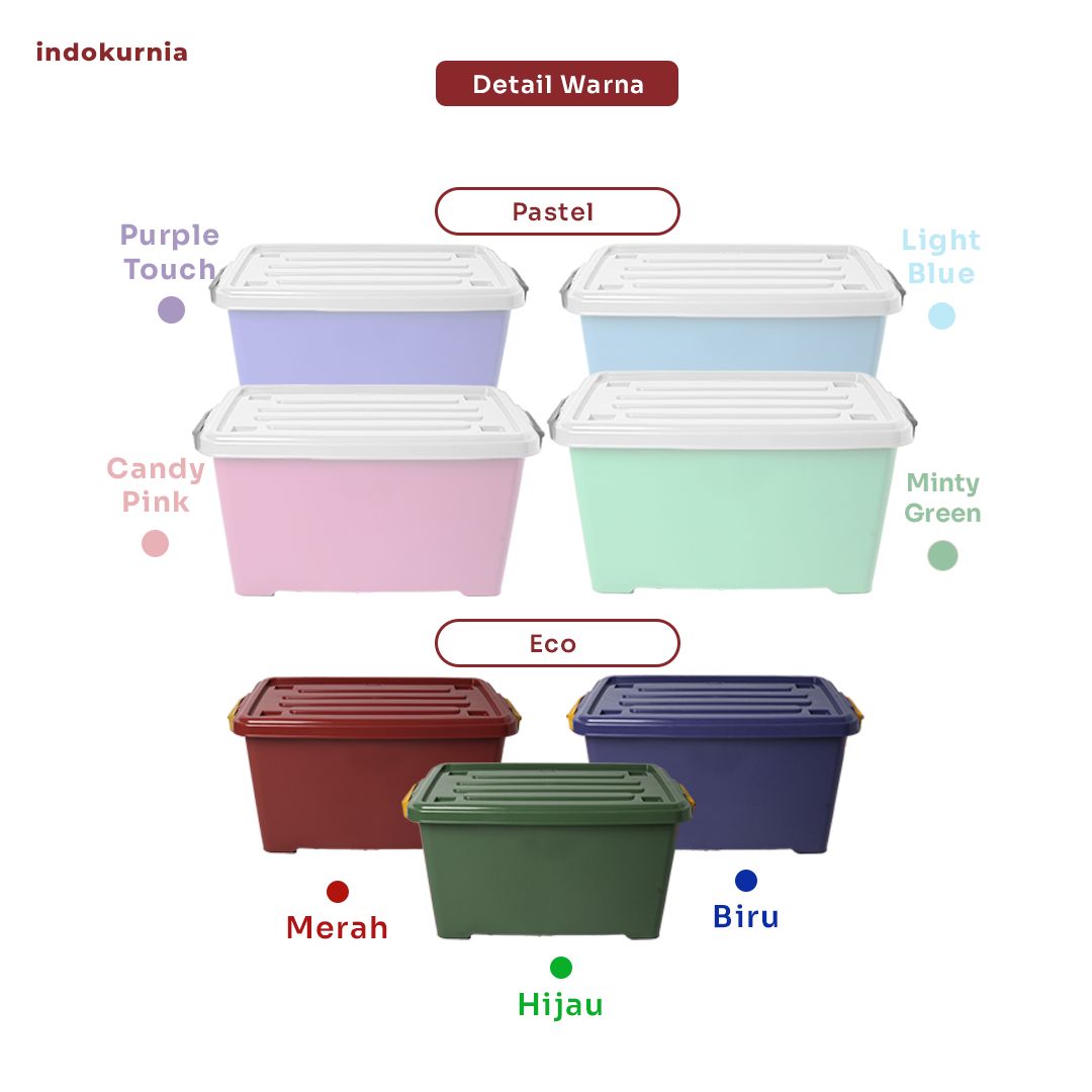 Indokurnia Kontainer Box Casual 60 Liter