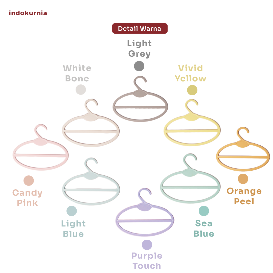 Gantungan Hijab Pastel