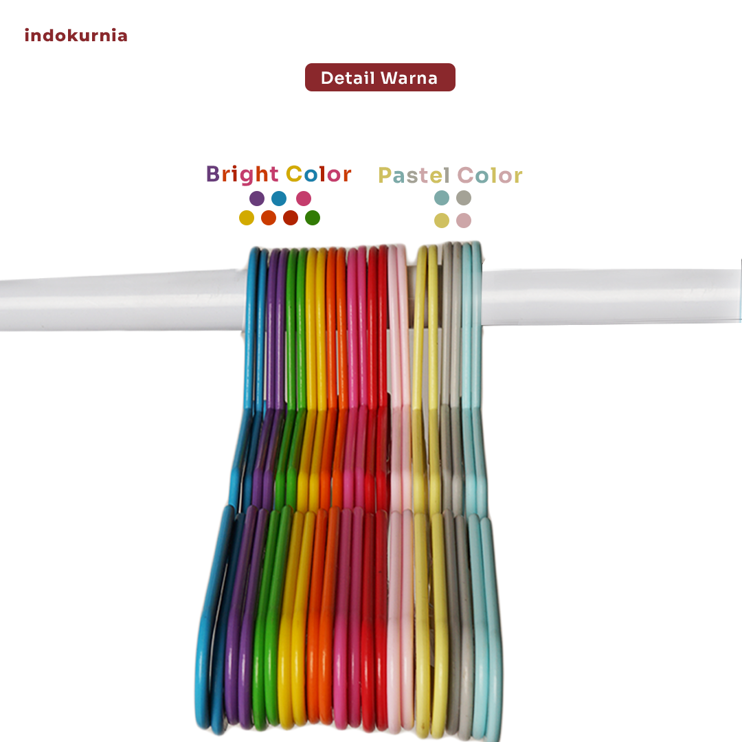 12 pcs Gantungan Baju Hook Anak