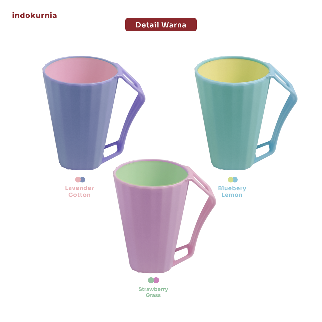 Cangkir Stripe Two Tone