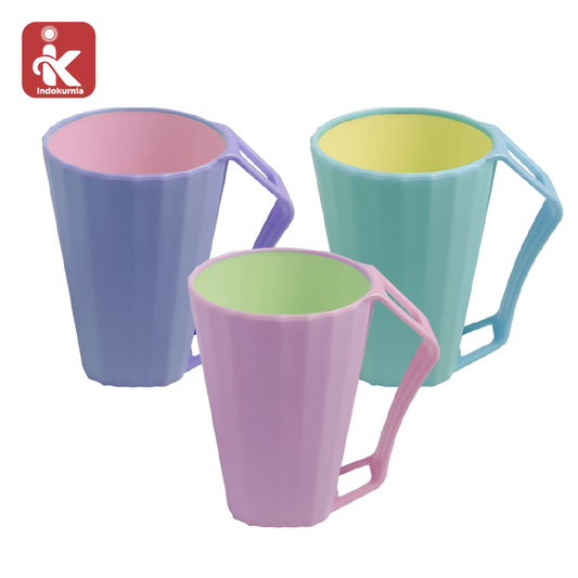 Cangkir Stripe Two Tone