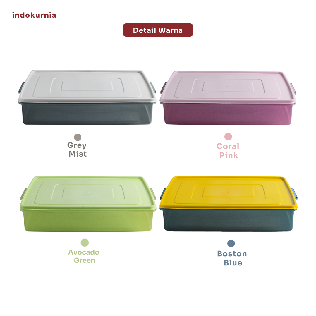 Indokurnia Toples Kotak Donat 7000 mL American Colour