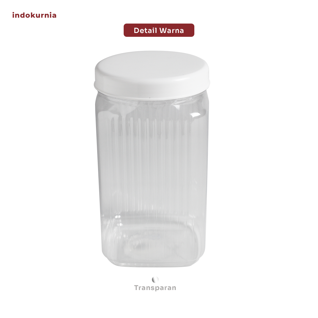 Indokurnia Toples Jar 2000 mL Transparant