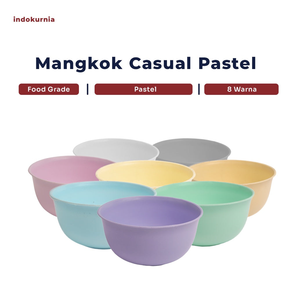 Indokurnia Mangkok Casual Pastel