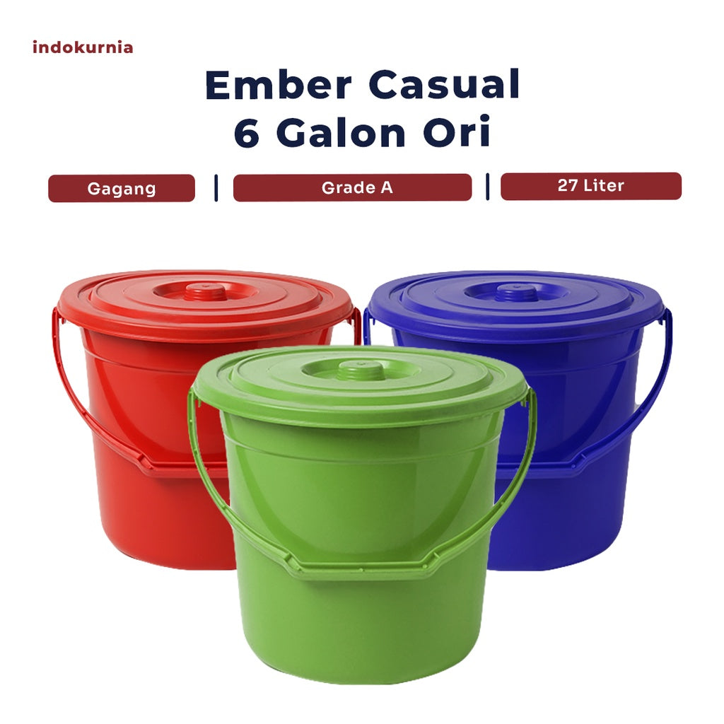 Indokurnia Ember Casual 6 Galon Ori