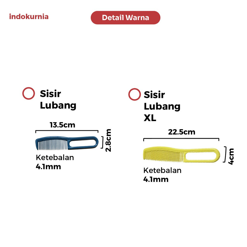 Indokurnia Sisir Lobang 3 Model