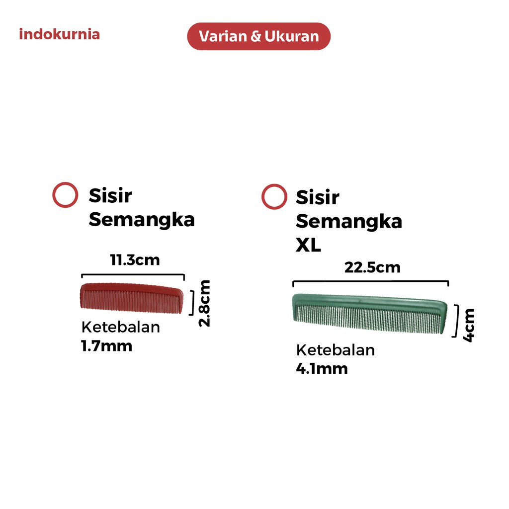 Indokurnia Sisir Lobang 3 Model