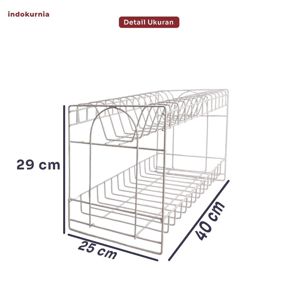 Indokurnia Rak Piring Kawat Model V