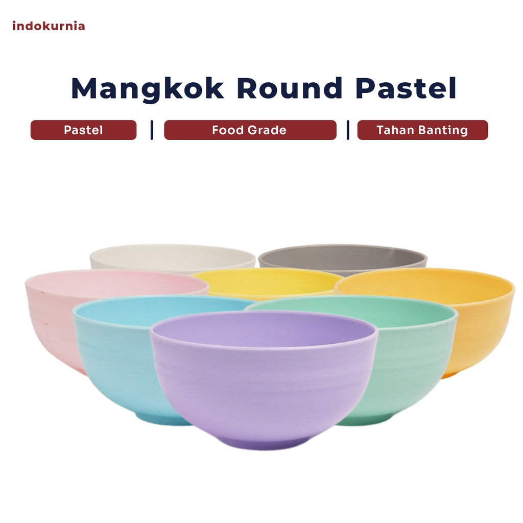 Indokurnia Mangkok Round Pastel