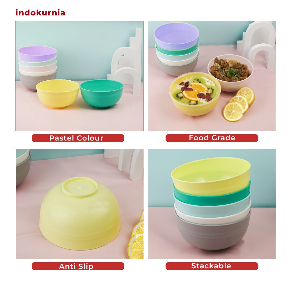 Indokurnia Mangkok Round Pastel