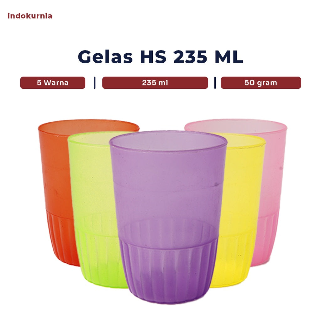 Indokurnia Gelas HS 235 mL Ori