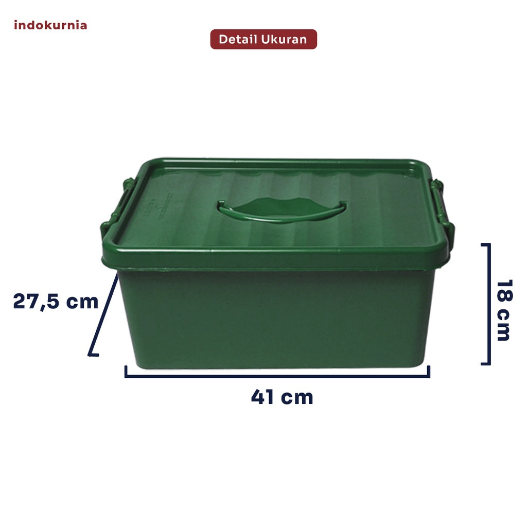 Indokurnia Kontainer Box Organizer 16 Liter Eco