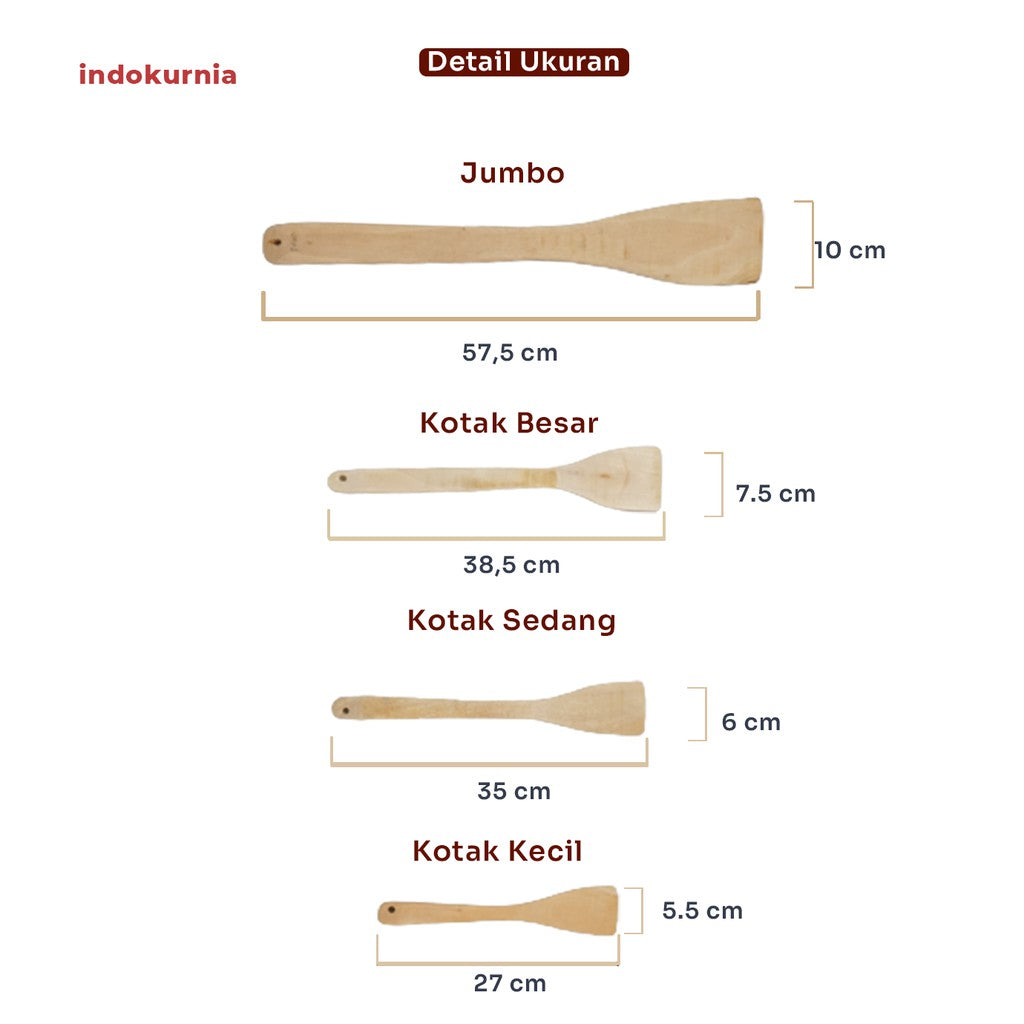 Indokurnia Spatula Kayu