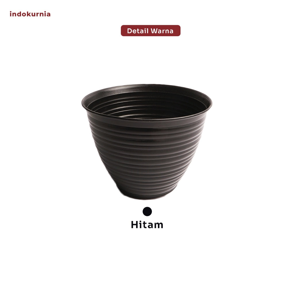 Indokurnia 12 Pcs Pot Tawon Hitam 15cm