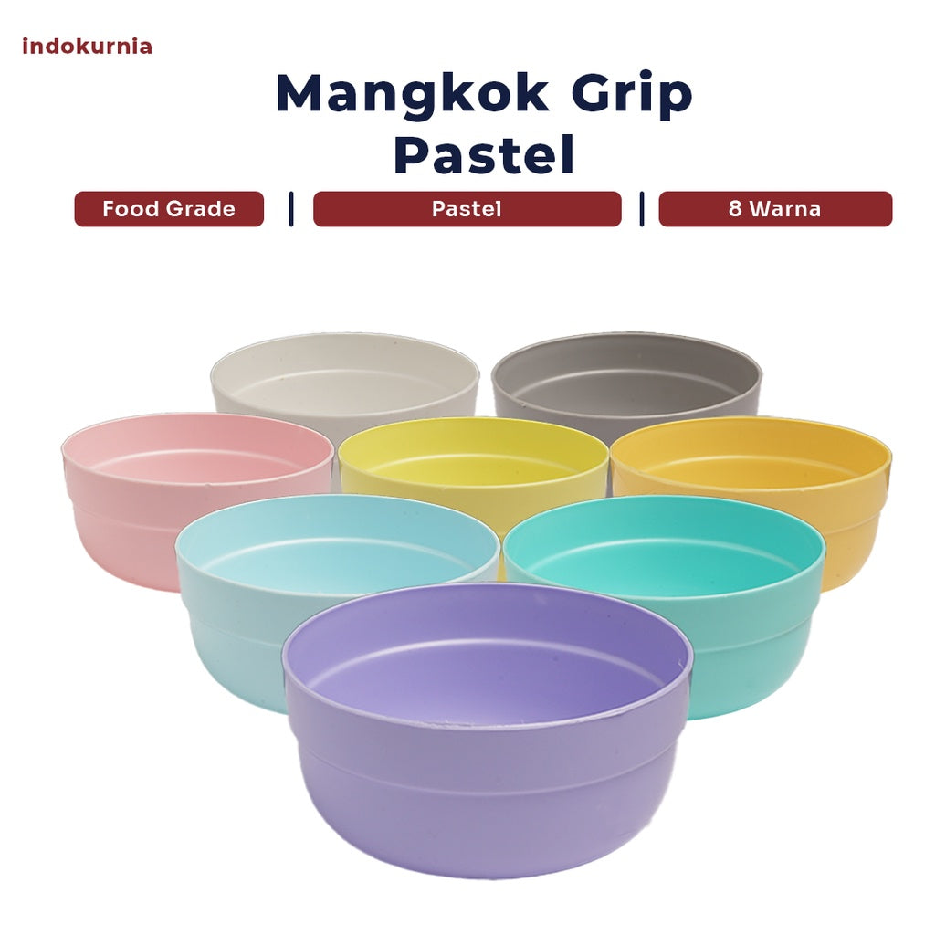 Indokurnia Mangkok Grip Pastel