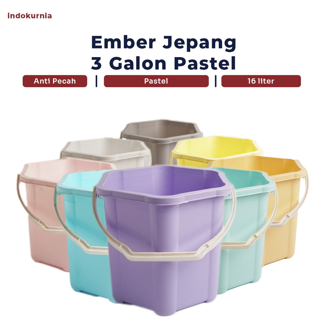 Indokurnia Ember Jepang 3 Galon Pastel