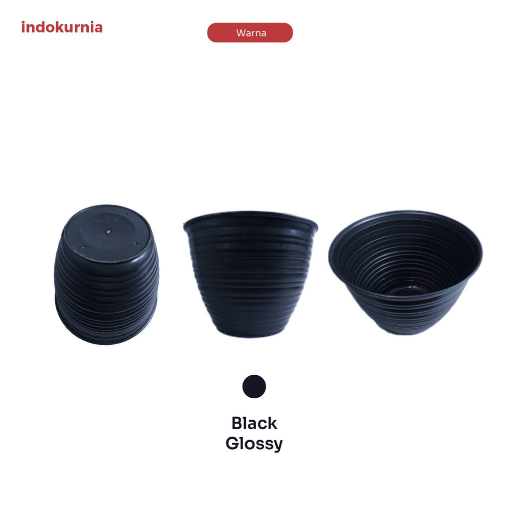 Indokurnia 12 Pcs Pot Tawon Hitam 30cm