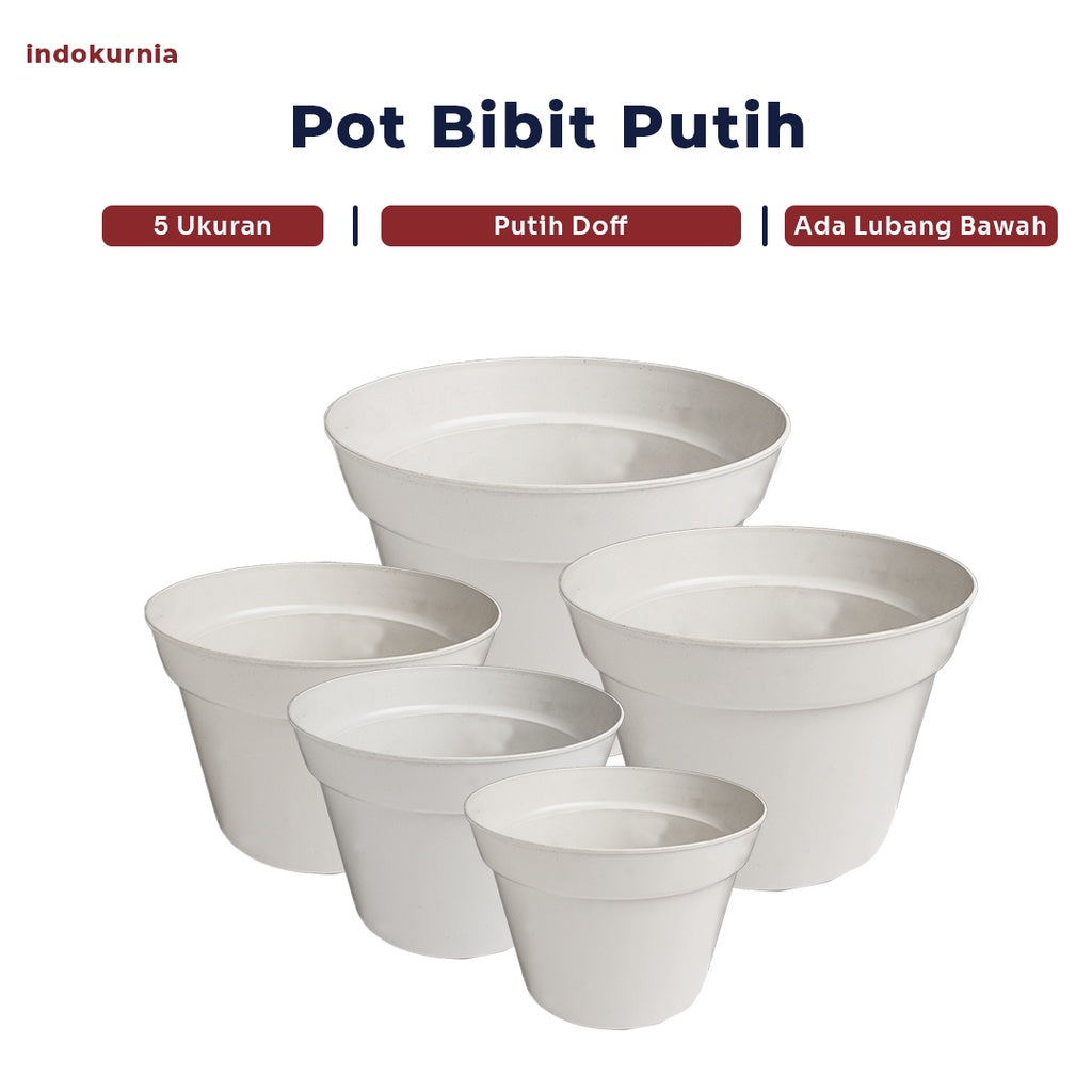 Indokurnia Pot Bibit Putih