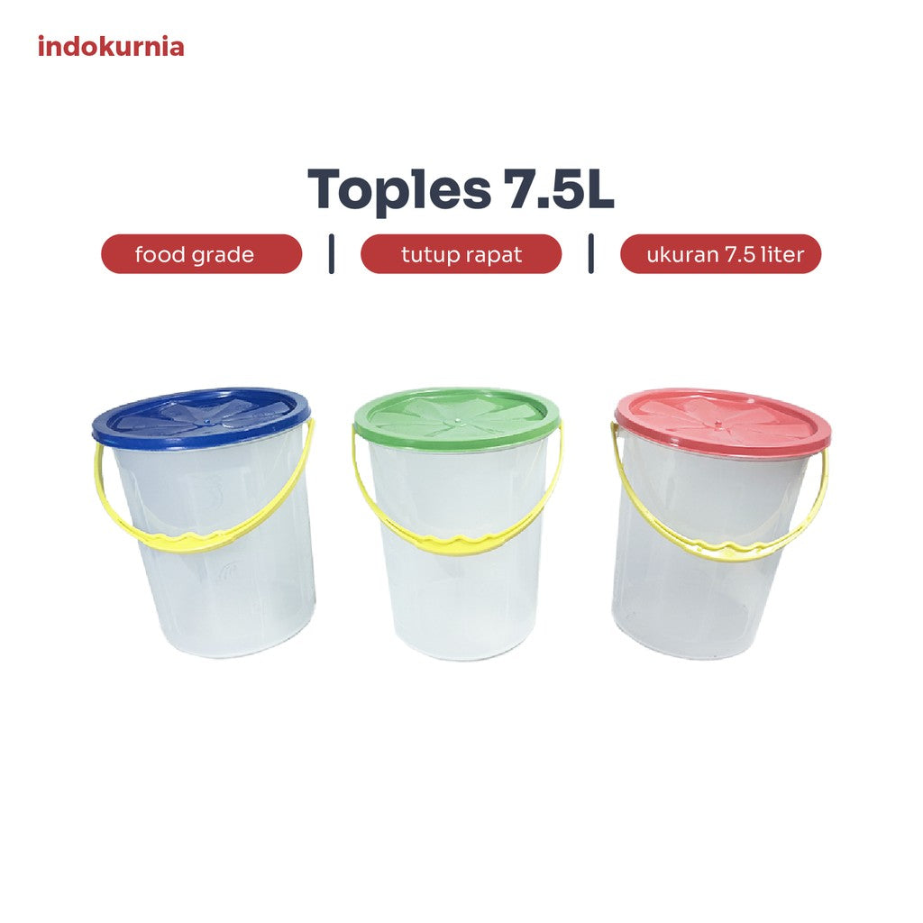 Indokurnia Toples Gagang 7.5 Liter