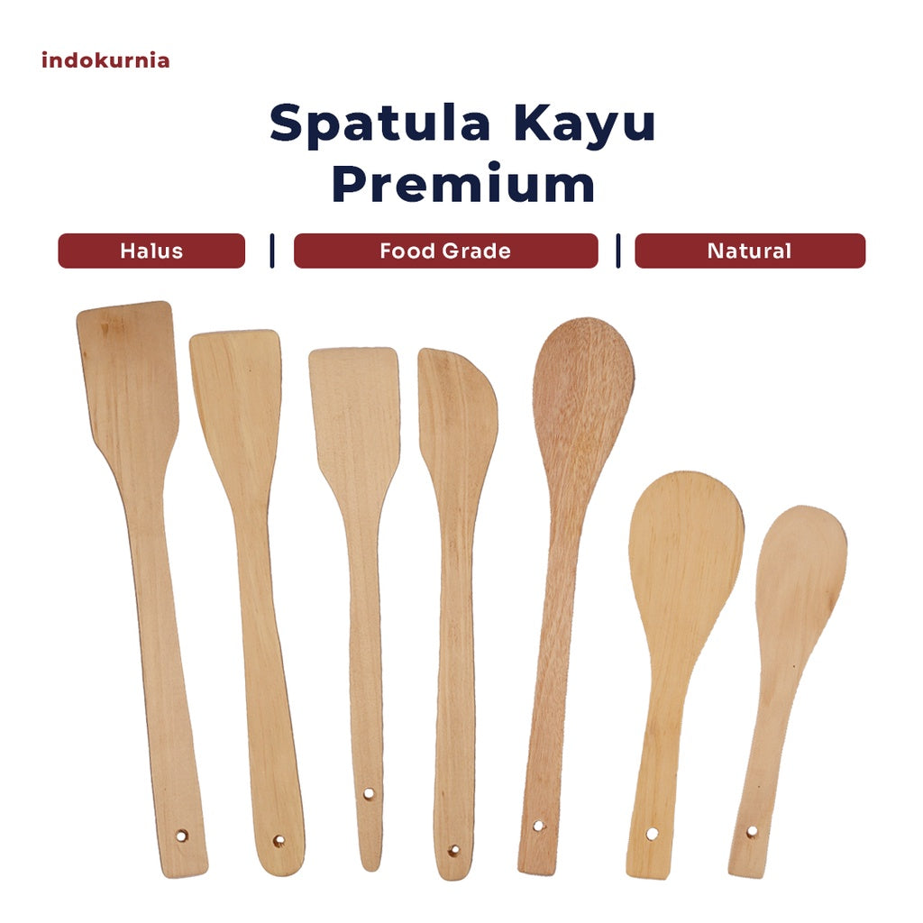 Indokurnia Spatula Kayu Premium