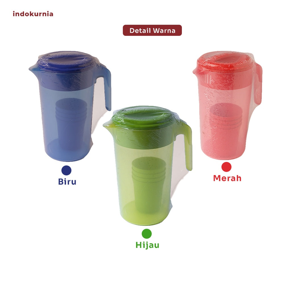 Indokurnia Teko Gelas Compact Set Ori