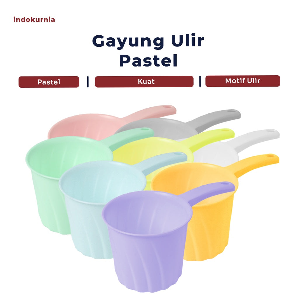 Indokurnia Gayung Ulir Pastel