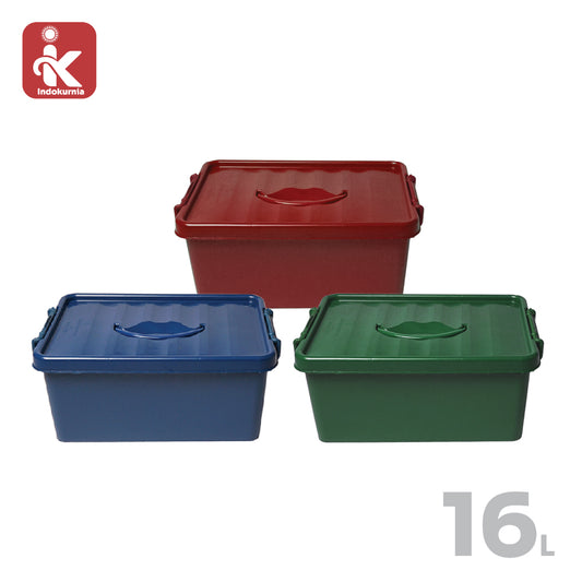 Indokurnia Kontainer Box Organizer 16 Liter Eco