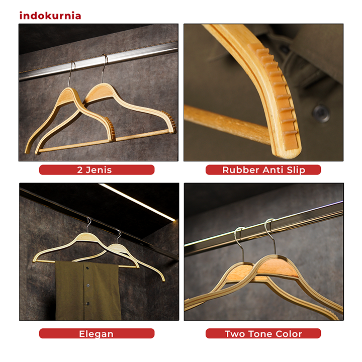 Hanger Kayu Zara Kualitas Premium