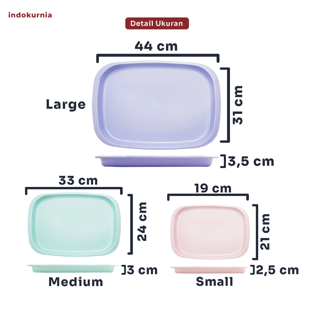Indokurnia Nampan Casual Pastel