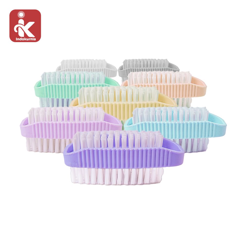 Indokurnia Sikat Kuku Double Brush Pastel